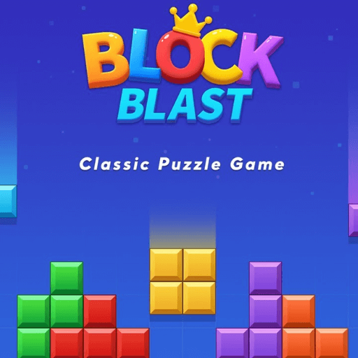 Block Blast game screen when blocks are being arranged