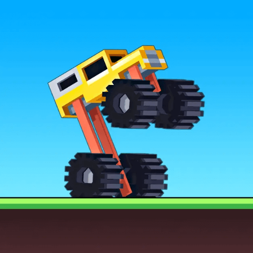 The car in Drive Mad is in a rather strange shape, and the player needs to control the car.