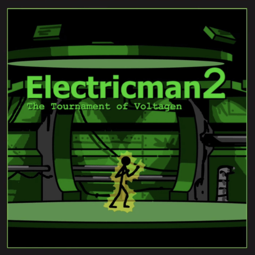 Stickman in the context of Electricman 2 - a tournament called The Tournament of Voltagen