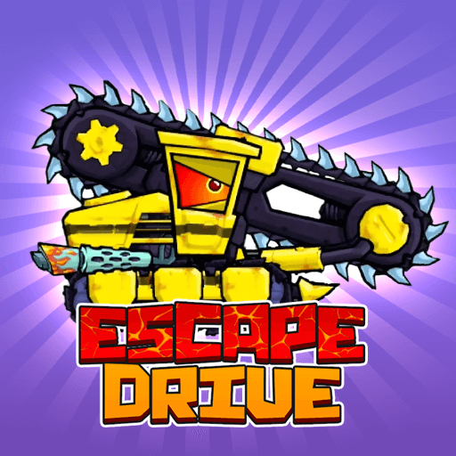 The car with the beautifully upgraded appearance in Escape Drive is upside down