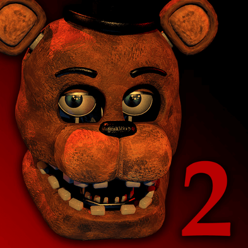 Freddy Fazbear with scary face in FNaF 2 unblocked