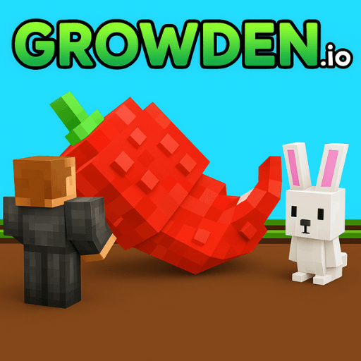 cartoon character next to giant chili pepper in Growden.io
