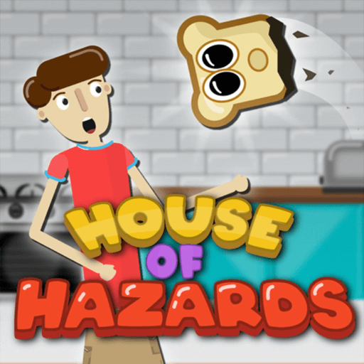 A hilarious situation in chaos in the game House of Hazards