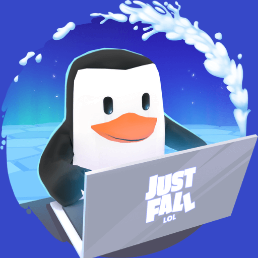 cute penguin character in Just Fall
