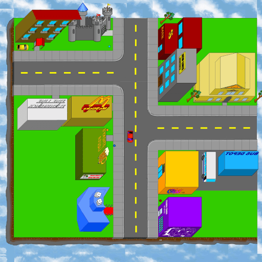 Strange City in Stick RPG