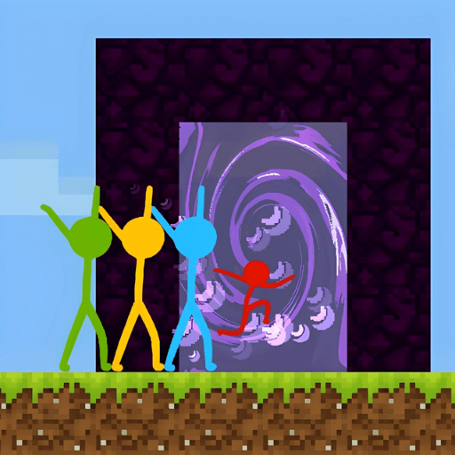 Stickman Parkour Skyland game online