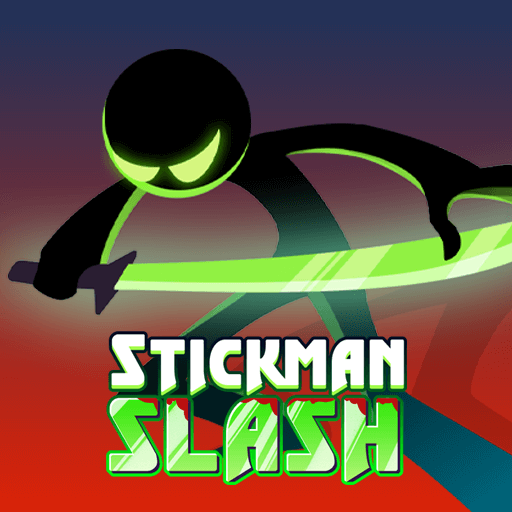 Stickman with sword in hand is preparing for stickman fight in Stickman Slash