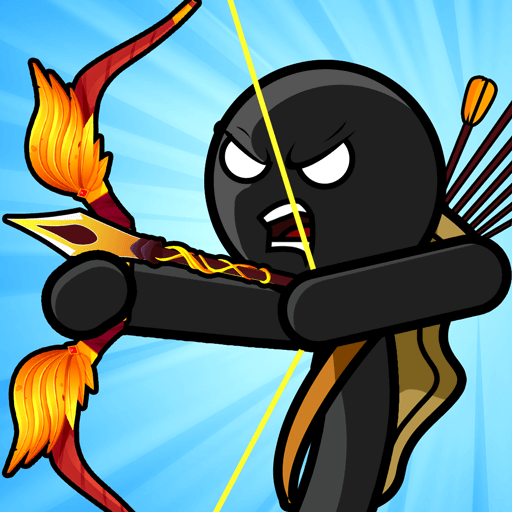 stickman is drawing a bow in The Spear Stickman